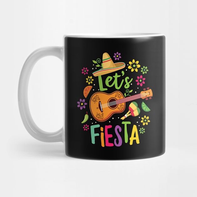 Let's Fiesta - Cinco De Mayo Designs by Graphic Duster